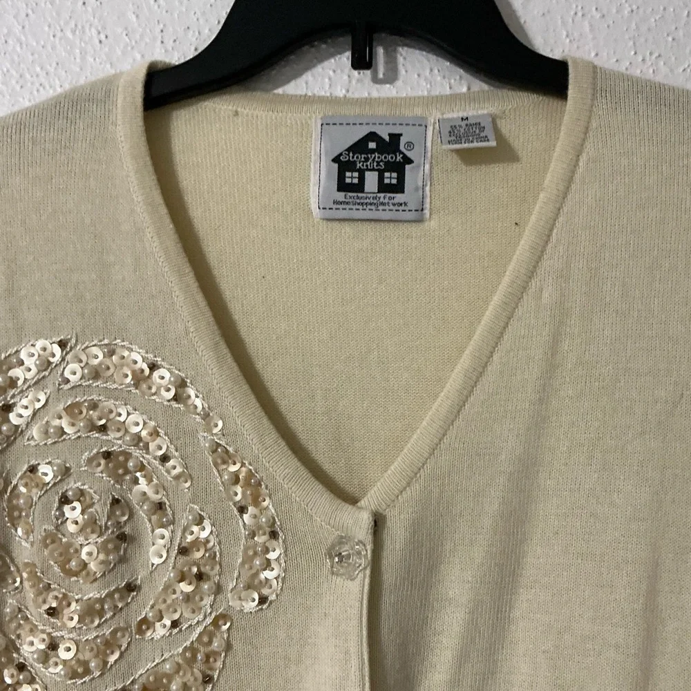 EUC Storybook Knits Gardenia Garden Cardigan Medium